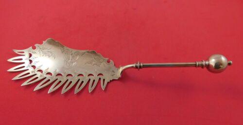 Ball End by George Sharp Sterling Silver Macaroni Server Pierced BC 11-Tine 11": Ball End by George Sharp Sterling Silver Macaroni Server Pierced BC 11-Tine 11" Brand: George Sharp Composition: Sterling Silver Maker: George Sharp Pattern: Ball End Type: Serving Pieces Ball end by