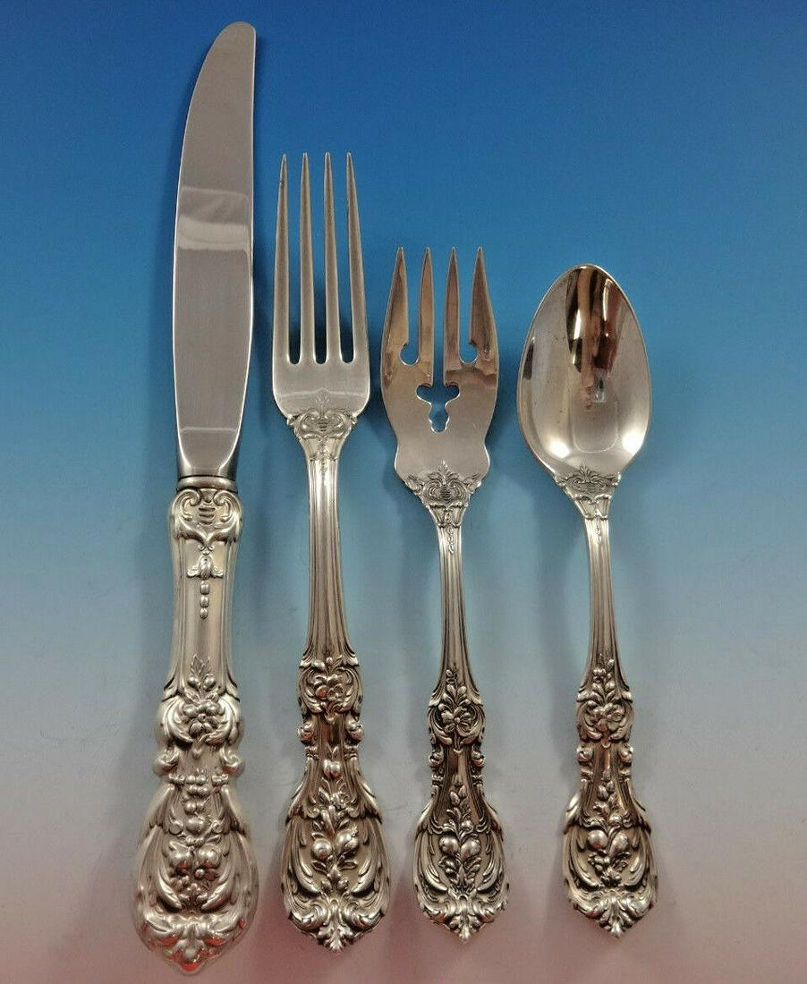 Francis I Reed & Barton Sterling Silver Flatware Service For 4 Set 16 Pieces: Francis I Reed & Barton Sterling Silver Flatware Service For 4 Set 16 Pieces Featured Refinements: Reed Barton Francis Maker: Reed & Barton Composition: Sterling Silver Age: Post-1940 Brand: Reed & Ba
