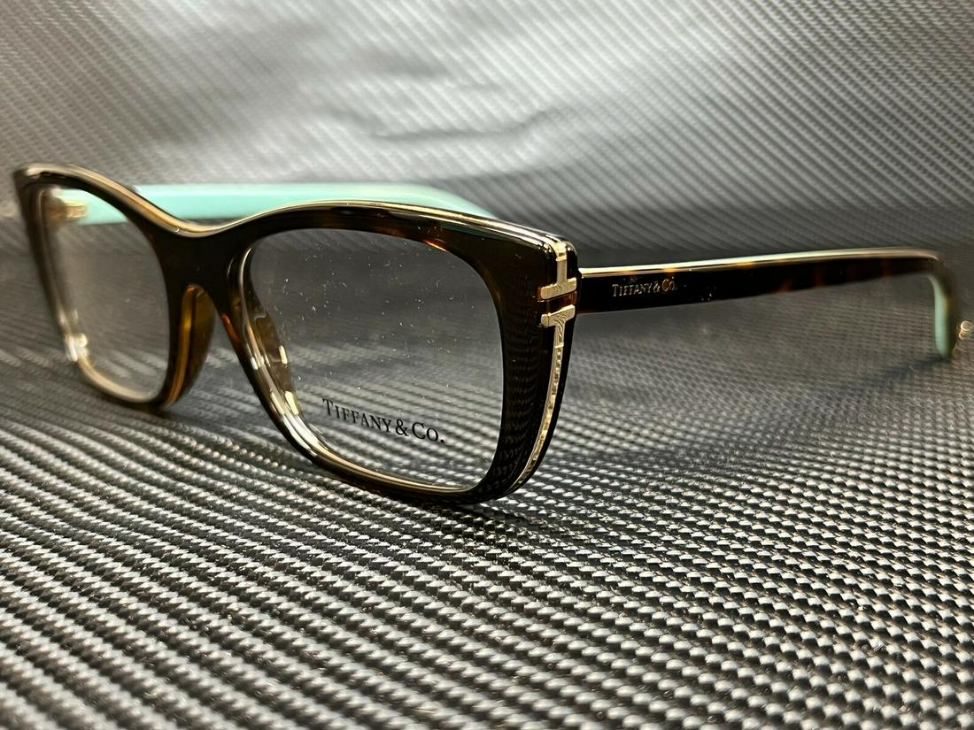 Tiffany TF2174 8015 Havana Blue Women Rectangle Demo Lens Eyeglasses Frame: Tiffany TF2174 8015 Havana Blue Women Rectangle Demo Lens Eyeglasses Frame Brand: Tiffany & Co. Department: Women Frame Color: Havana Blue Type: Eyeglasses Lens Socket Width: 53 mm Bridge Width: 17 mm