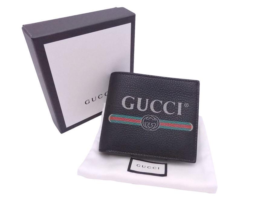Gucci bi-fold wallet black leather men's 496316: Gucci bi-fold wallet black leather men's 496316 Brand: Gucci Country of Origin: Italy Type: Wallet (bi-fold) Gender: Men Material: Leather Leather: Color: Black Size (HxWxD): 9.5cm x 11cm x 1.5cm / 3.