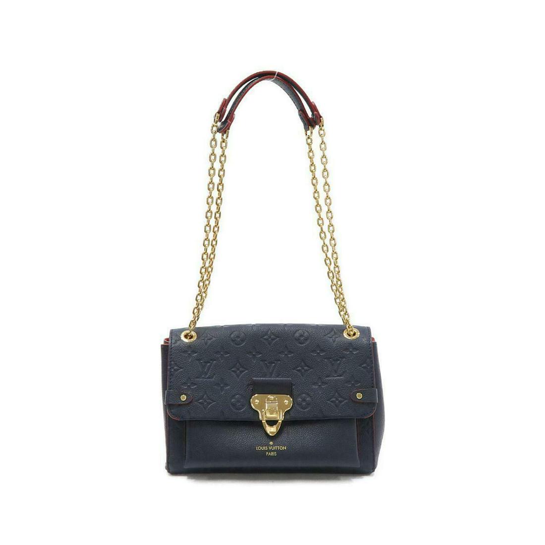 LOUIS VUITTON Monogram Empreinte Vavin PM M52271: LOUIS VUITTON Monogram Empreinte Vavin PM M52271 Brand: LOUIS VUITTON Style: Shoulder Bag Exterior Color: MARINE ROUGE / GOLD Parts Exterior Material: Calf Gender: Ladies Size: WxHxD : 25cm x 18cm x 1