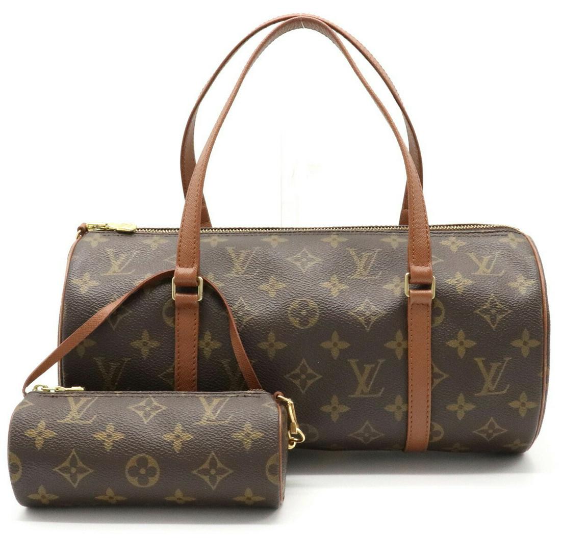 LOUIS VUITTON Monogram Papillon 30 Handbag M51365: LOUIS VUITTON Monogram Papillon 30 Handbag M51365 Brand: Louis Vuitton Line: Monogram Type: Handbag Material: Monogram Monogram: Style: Casual Size (HxWxD): 15cm x 30.5cm x 15cm / 5.9 x 12 x 5.9 Overa