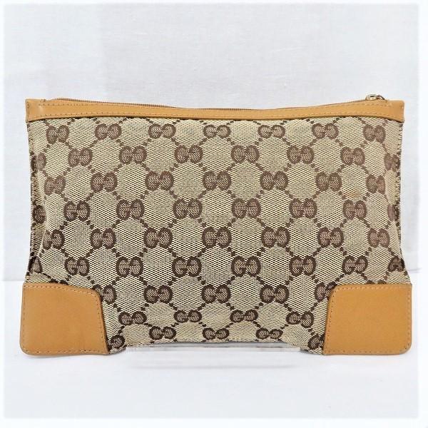 Gucci GUCCI GG canvas 039.1111 pouch unisex bag: Gucci GUCCI GG canvas 039.1111 pouch unisex bag Brand: Gucci Line: GG Canvas Gender: Unisex Material: GG canvas Leather GG canvas: Leather: Color: Brown Size (HxWxD): 15cm x 22.5cm / 5.9 x 8.85 Overal