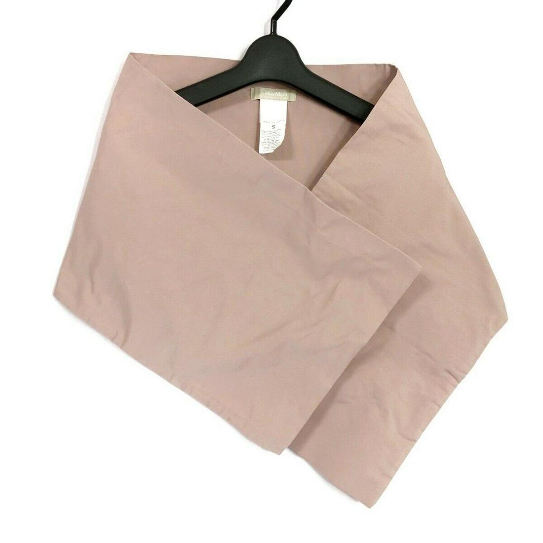 S Max Mara LightPink Polyester Cotton: S Max Mara LightPink Polyester Cotton Brand: S Max Mara Style: Scarf Color: LightPink Material: Polyester Cotton Accessories: None Type: Scarf B: Reasonable Wear and Tears The Mynt Guarantee: All item