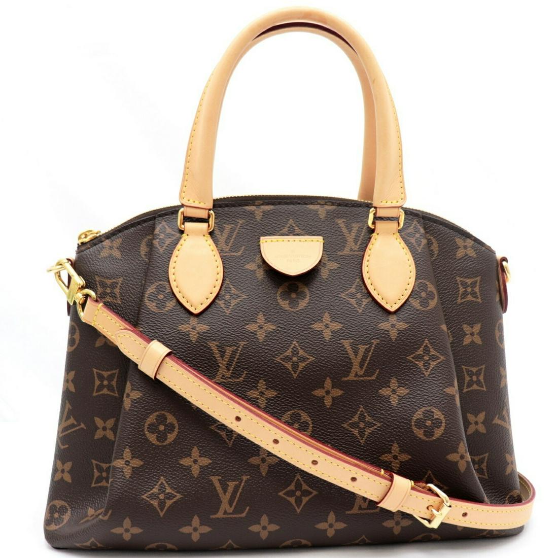 Louis Vuitton 19 Year Ribory PM Monogram 2way Shoulder Bag Women's Tea Handbag M44543: Louis Vuitton 19 Year Ribory PM Monogram 2way Shoulder Bag Women's Tea Handbag M44543 Brand: Louis Vuitton Line: Monogram Type: Handbag Shoulder bag Material: PVC PVC: Color: Brown Gender: Women Size 