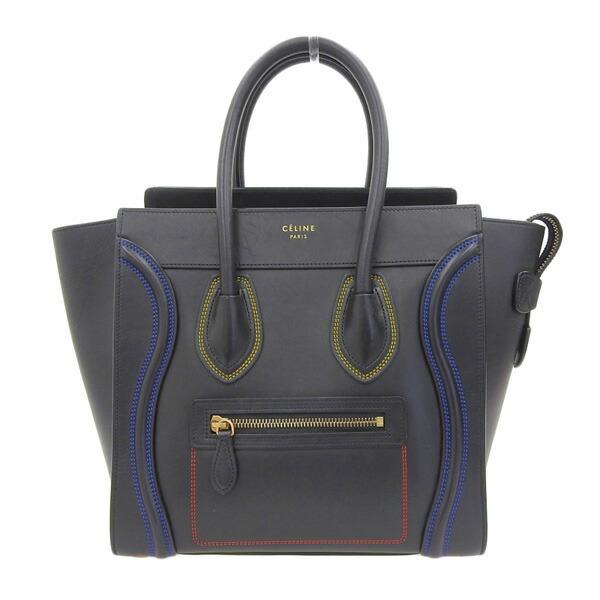Celine Leather Luggage Micro Shopper Tote Bag Black: Celine Leather Luggage Micro Shopper Tote Bag Black Brand: Celine Type: Handbag Tote bag Material: Leather Leather: Color: Black Gender: Women Size (HxWxD): 25cm x 26cm x 13.5cm / 9.84 x 10.23 x 5.31