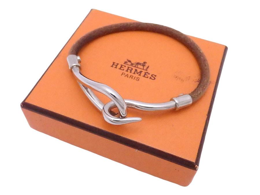 Hermes HERMES bracelet jumbo brown leather women's men's: Hermes HERMES bracelet jumbo brown leather women's men's Brand: Hermes Line: Jumbo Type: Charm bracelet Style: Casual Gender: Men Women Material: Leather Color: Brown Length: 15.5cm / 6.1 Overall Scra