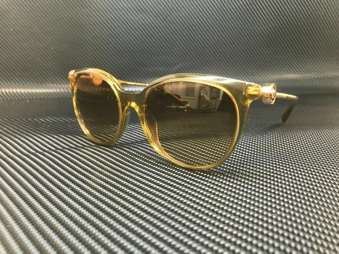 VERSACE VE4404 53472L Transparent Honey Round Women's 55 mm: VERSACE VE4404 53472L Transparent Honey Round Women's 55 mm Department: Teens Style: Round Type: Sunglasses Brand: Versace Frame Color: Beige New The Mynt Guarantee: All items in this auction are guar