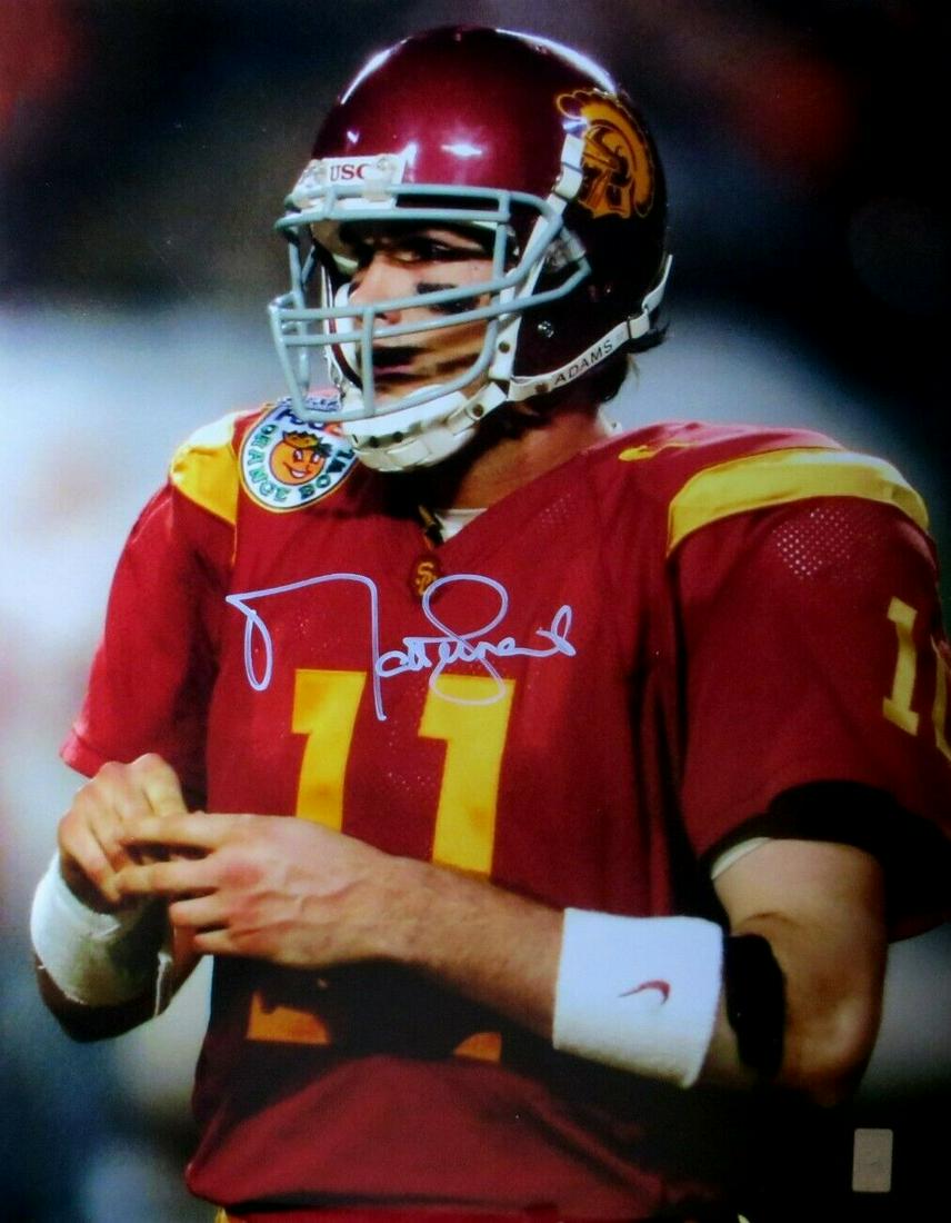 Matt Leinart Signed Autographed 16X20 Photo USC Trojans on Field Close-Up: Matt Leinart Signed Autographed 16X20 Photo USC Trojans on Field Close-Up Sport: Football-NFL Product: Photo Original/Reprint: Original Player: Matt Leinart Team: USC Trojans Autograph Authentication: