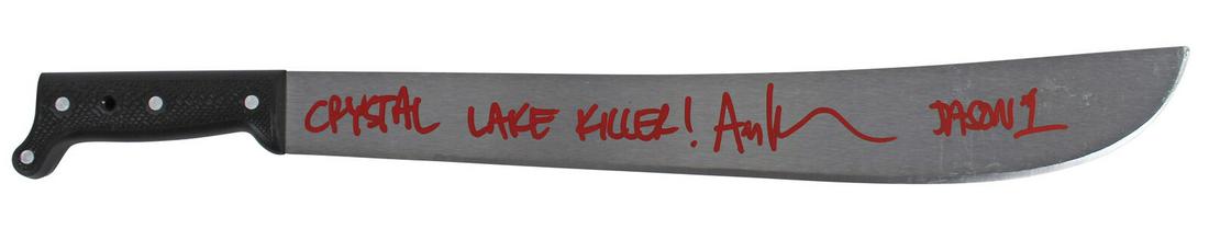 Ari Lehman Friday The 13th Crystal Lake Killer Signed Machete BAS: Ari Lehman Friday The 13th Crystal Lake Killer Signed Machete BAS Industry: Movies Original/Reproduction: Original Autograph Authentication: Beckett Product Coa: Beckett Product Signed By Name: Ari Le
