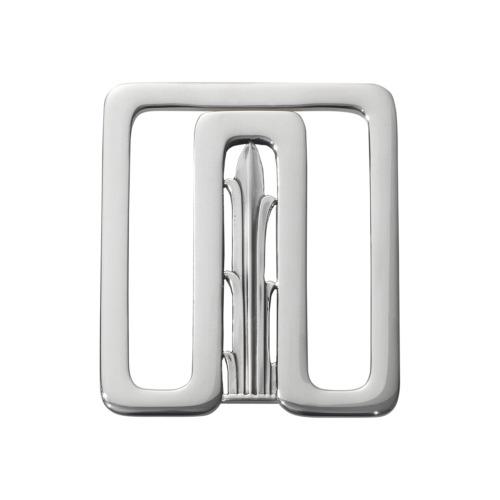 Georg Jensen Sterling Silver Money Clip 289 Rectangular -: Georg Jensen Sterling Silver Money Clip 289 Rectangular - Department: Men Pattern: Floral Type: Money Clip Color: Silver Brand: Georg Jensen Rectangular money clip with nature motif. Product details I