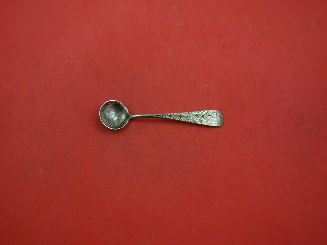 Antique Lily Engraved by Wilson & Co Sterling Silver Salt Spoon Master 3: Antique Lily Engraved by Wilson & Co Sterling Silver Salt Spoon Master 3 Composition: Sterling Silver Brand: Wilson & Co Pattern: Antique Lily Engraved Type: Spoon Antique lily engraved by duhme Sterl