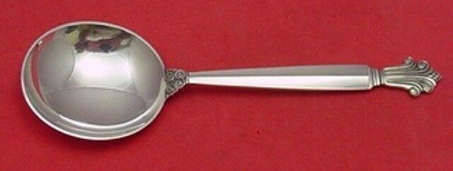 Acanthus by Georg Jensen Sterling Silver Cream Soup Spoon 6: Acanthus by Georg Jensen Sterling Silver Cream Soup Spoon 6 Age: 1900-1940 Type: Spoon Pattern: Acanthus Brand: Georg Jensen Maker: Georg Jensen Composition: Sterling Silver Acanthus by georg jensen A
