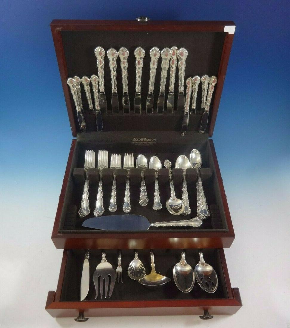Tara by Reed and Barton Sterling Silver Flatware Set For 8 Service 63: Tara by Reed and Barton Sterling Silver Flatware Set For 8 Service 63 Age: Post-1940 Pattern: Tara Brand: Reed & Barton Type: Flatware - Sets Composition: Sterling Silver Featured Refinements: Reed an
