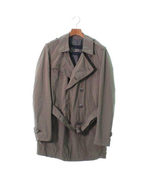 HERNO Trench Coats Khaki 46(about M): HERNO Trench Coats Khaki 46(about M) Brand: HERNO Style: Trench Coat Color: Khaki Size: 46(about M) "Size (MenS): 46 (M rank) " Size Type: Regular Type: trench coat Pre-Owned The Mynt Guarantee: All i