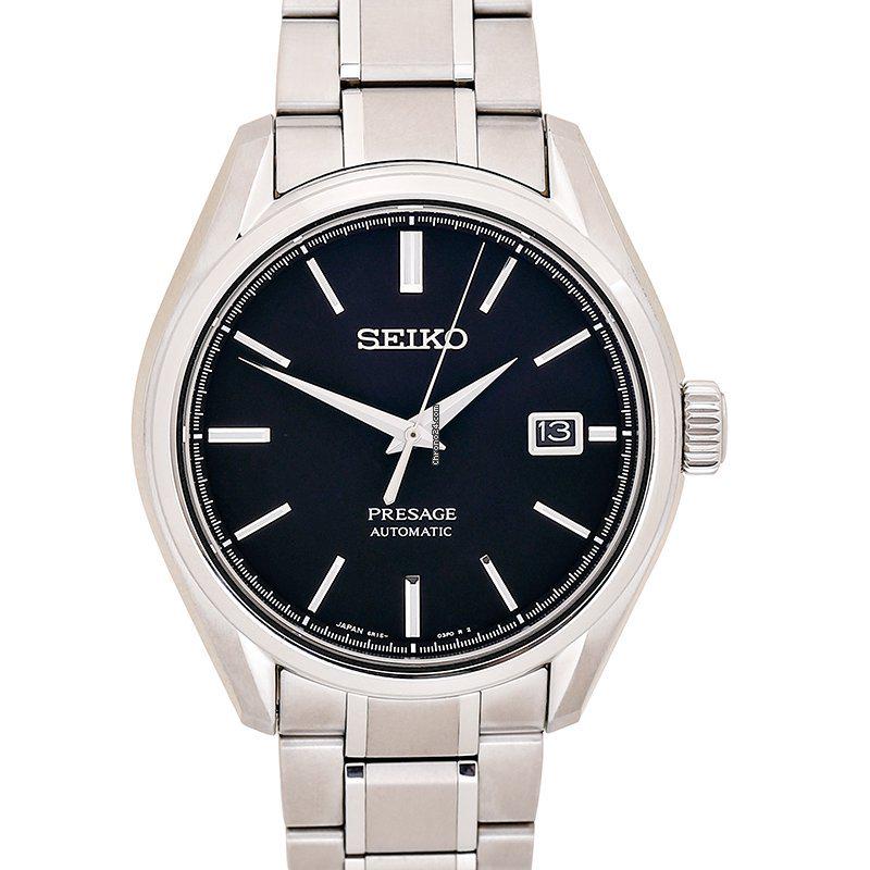Seiko SARX057 - Presage Automatic Black "Baby GS Titanium: Seiko SARX057 - Presage Automatic Black "Baby GS Titanium Brand: Seiko Model: Presage Dealer product code: 5186A Movement: Automatic Case material: Titanium Year of production: Unknown Condition: Unwo