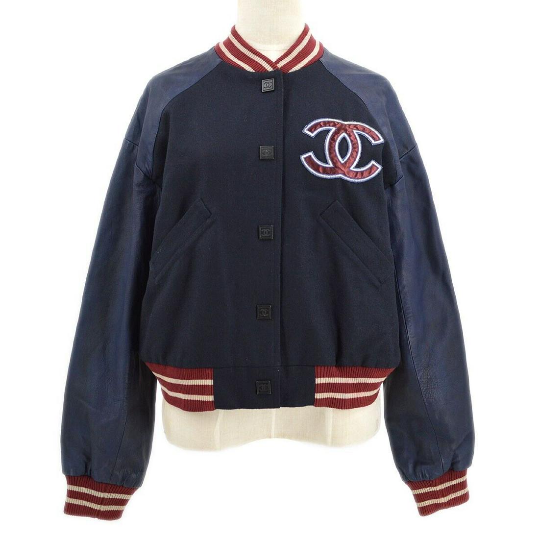 Chanel baseball jacket sale