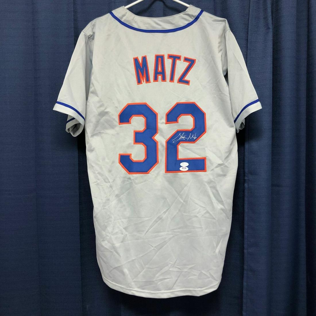 STEVEN MATZ Signed Jersey PSA/DNA New York Mets Autographed: STEVEN MATZ Signed Jersey PSA/DNA New York Mets Autographed Original/Reprint: Original Product: Jersey Sport: Baseball-MLB Pre-Owned PLEASE NOTE: Framed Large or heavy Items do not have shipping costs