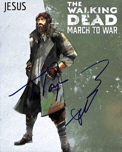 Tom Payne & Robert Kirkman The Walking Dead Signed 8x10 Photo BAS: Tom Payne & Robert Kirkman The Walking Dead Signed 8x10 Photo BAS Autograph Authentication: BAS Product Coa: BAS Product Signed By Name: Tom Payne & Robert Kirkman Product Signed By Brand: The Walking