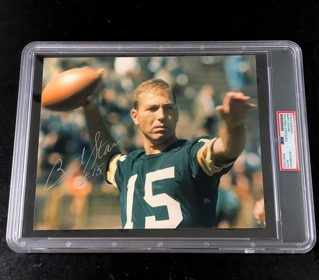 Bart Starr Signed 8x10 Photo PSA Encapsulated Autograph Green Bay Packers: Bart Starr Signed 8x10 Photo PSA Encapsulated Autograph Green Bay Packers Original/Reprint: Original Product: Photo Sport: Football-NFL Pre-Owned PLEASE NOTE: Framed Large or heavy Items do not have s