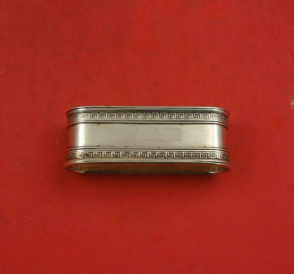 Etruscan by Gorham Sterling Silver Napkin Ring 2 1/2" x 1 1/4" Heirloom: Etruscan by Gorham Sterling Silver Napkin Ring 2 1/2" x 1 1/4" Heirloom Maker: Gorham Type: Napkin Ring/Clip Composition: Sterling Silver Age: 1900-1940 Brand: Gorham Pattern: Etruscan Etruscan by gor