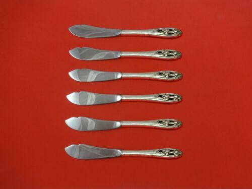 Silver Iris by International Sterling Silver Trout Knife Set 6pc. Custom 7 1/2": Silver Iris by International Sterling Silver Trout Knife Set 6pc. Custom 7 1/2" Composition: Sterling Silver Maker: International Type: Flatware - Knives Age: Post-1940 Silver iris by international st
