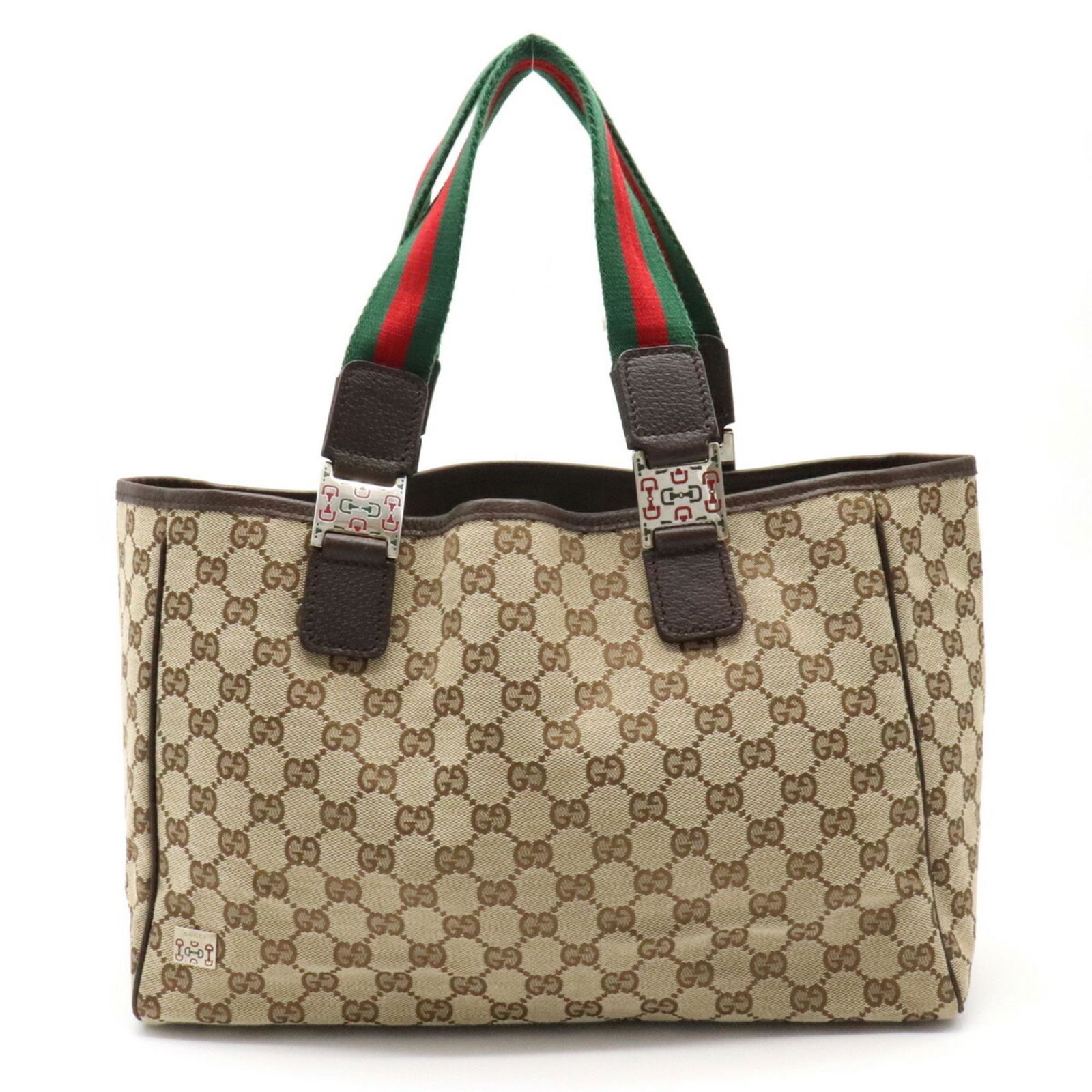 GUCCI Gucci GG canvas sherry line tote bag shoulder leather khaki beige green red 145758: GUCCI Gucci GG canvas sherry line tote bag shoulder leather khaki beige green red 145758 Brand: Gucci Line: GG Canvas Type: Tote bag Material: Canvas Leather Canvas: Leather: Color: Beige Green Khaki