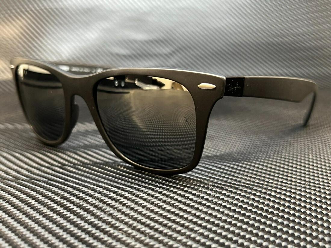RAY BAN RB4195 601S88 Matte Black Square Men's 52 mm Sunglasses: RAY BAN RB4195 601S88 Matte Black Square Men's 52 mm Sunglasses Style: Square Type: Sunglasses Brand: Ray Ban Frame Color: Black New The Mynt Guarantee: All items in this auction are guaranteed to be 