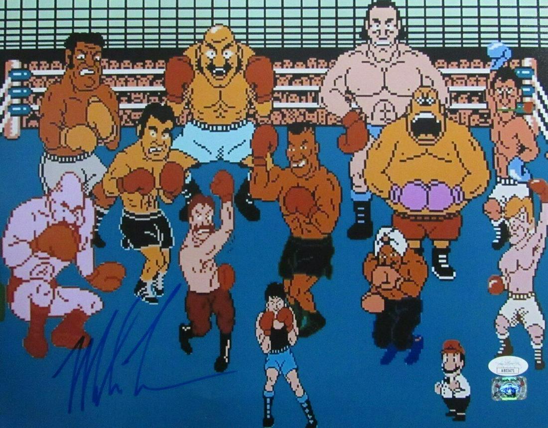 Mike Tyson Signed/Autographed Punch Out KO Nintendo 11/14 Print JSA 167154: Mike Tyson Signed/Autographed Punch Out KO Nintendo 11/14 Print JSA 167154 Sport: Boxing Product: Photo Original/Reprint: Original Autograph Authentication: JSA League: Boxing Pre-Owned PLEASE NOTE: F