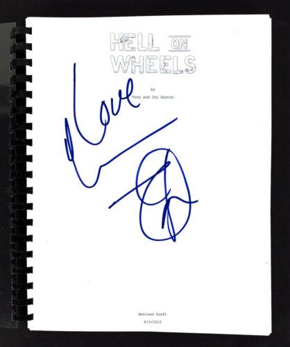 Common Signed Hell on Wheels TV Pilot Script Autographed BAS #F99192: Common Signed Hell on Wheels TV Pilot Script Autographed BAS #F99192 Industry: Movies Original/Reproduction: Original Autograph Authentication: Beckett Product Coa: Beckett Product Signed By Name: Com