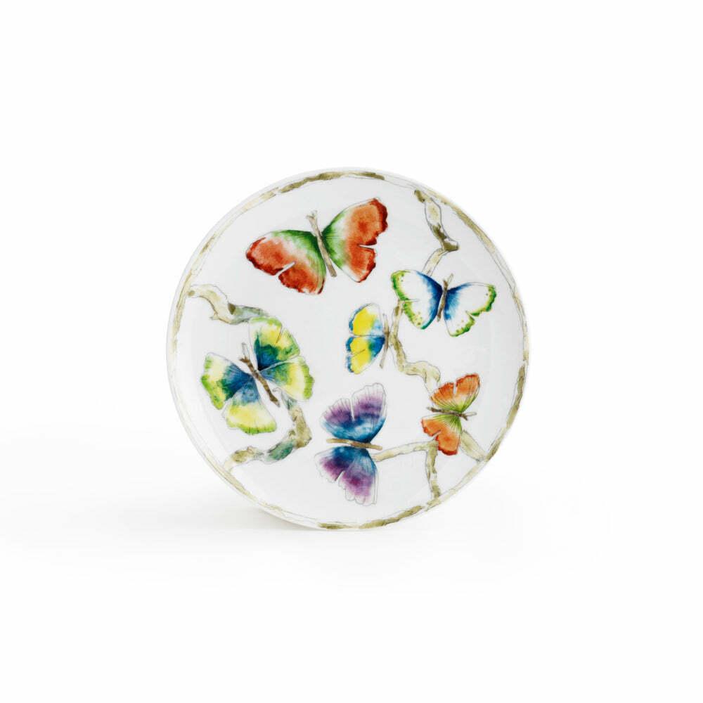 Michael Aram Butterfly Ginkgo Porcelain Colorful Set of 12 Tidbit Plates 314605: Michael Aram Butterfly Ginkgo Porcelain Colorful Set of 12 Tidbit Plates 314605 Material: Porcelain Theme: Butterflies Type: Plate Set Brand: Michael Aram The butterfly ginkgo collection celebrates th