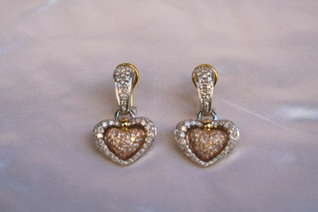 MAGNIFICENT PAIR OF CHIMENTO 18K GOLD DIAMOND EARRINGS: MAGNIFICENT PAIR OF CHIMENTO 18K GOLD DIAMOND EARRINGS Brand: CHIMENTO Metal: Yellow Gold Metal Purity: 18k Type: Earrings Main Stone: Diamond This is a brand new pair of Italian designers earrings ma