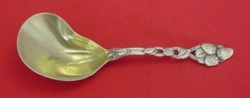 Strawberry Vine by Tiffany and Co Sterling Silver Conch Spoon Gold Washed 9 1/2": Strawberry Vine by Tiffany and Co Sterling Silver Conch Spoon Gold Washed 9 1/2" Composition: Sterling Silver Age: 1850-1899 Brand: Tiffany & Co. Pattern: Strawberry Type: Spoon Strawberryvine by tiff