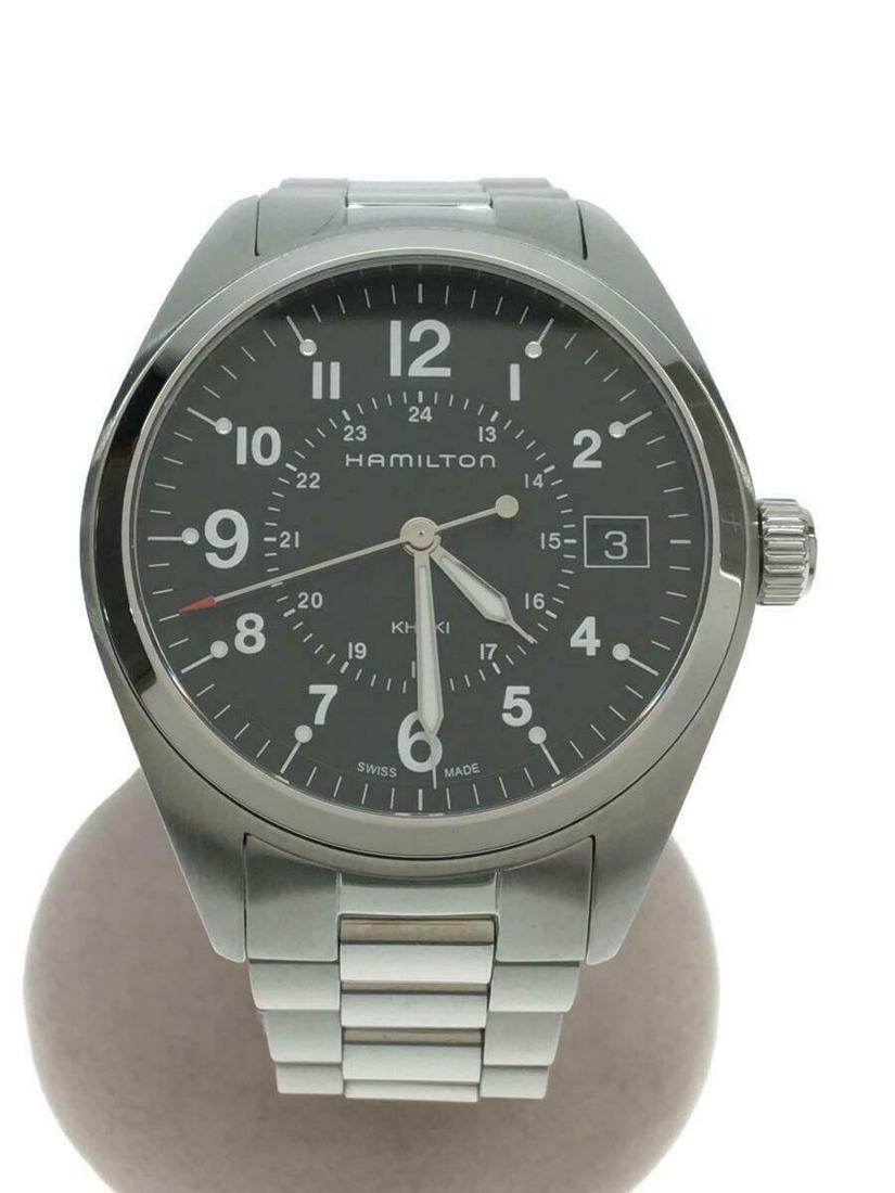Hamilton Khaki H685510 Quartz Date Stainless Steel Black Men s Watch
