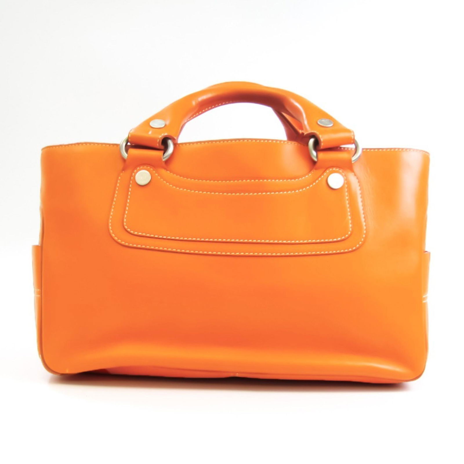 Celine Boogie 134023 Women Men Leather Handbag Orange: Celine Boogie 134023 Women Men Leather Handbag Orange Brand: Celine Line: Boogie Model: 134023 Country of Origin: Italy Type: Handbag Material: Leather Leather: Color: Orange Gender: Women Men Size (H