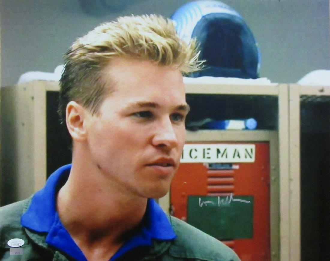 Val Kilmer ICEMAN Signed/Autographed "Top Gun" 16x20 Photo JSA 166348: Val Kilmer ICEMAN Signed/Autographed "Top Gun" 16x20 Photo JSA 166348 Industry: Movies Original/Reproduction: Original Autograph Authentication: JSA Pre-Owned PLEASE NOTE: Framed Large or heavy Items
