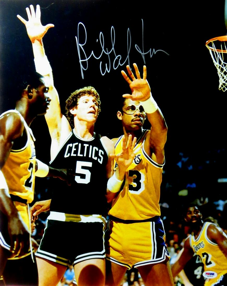 Bill Walton Signed Autographed 16X20 Photo Boston Celtics vs. Kareem: Bill Walton Signed Autographed 16X20 Photo Boston Celtics vs. Kareem Sport: Basketball-NBA Product: Photo Original/Reprint: Original Player: Bill Walton Autograph Authentication: Professional Sports (