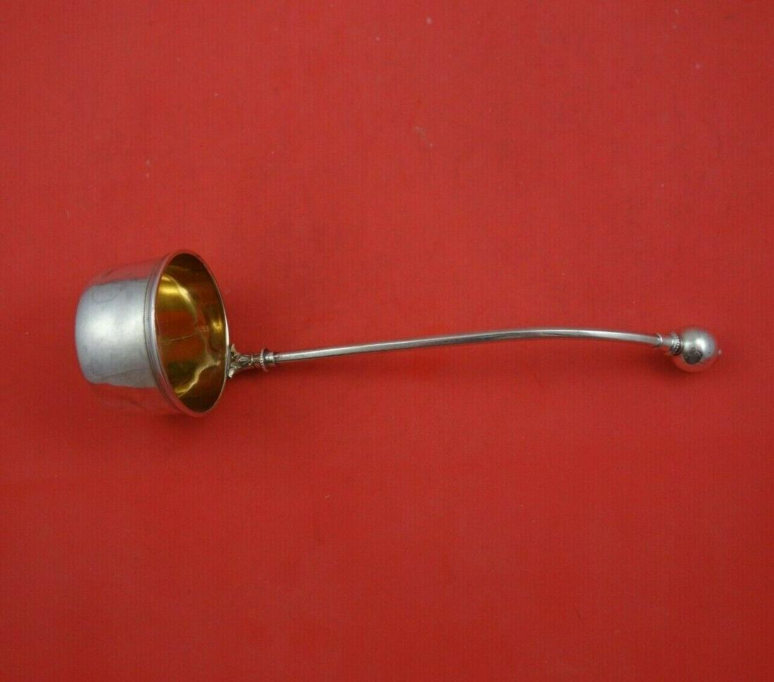 Ball End by George Sharp Sterling Silver Bouillon Ladle Gold Washed 9" Serving: Ball End by George Sharp Sterling Silver Bouillon Ladle Gold Washed 9" Serving Maker: George Sharp Composition: Sterling Silver Brand: George Sharp Pattern: Ball End Type: Ladle Ball end by george sha
