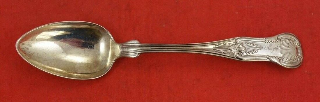 Kings by Bailey & Co. Sterling Silver Dinner Fork George Sharp coin 7 7/8": Kings by Bailey & Co. Sterling Silver Dinner Fork George Sharp coin 7 7/8" Composition: Sterling Silver Age: 1828-1869 Brand: Bailey & Co. Pattern: Kings Type: Fork Kings by bailey & co. Sterling silv