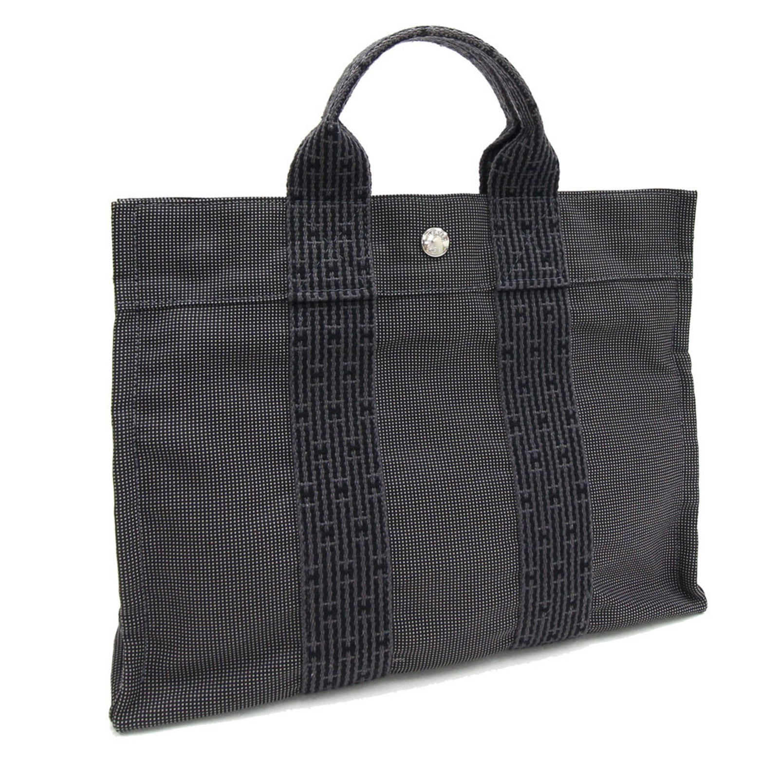 Hermes Handbag Aleline Tote PM Gray Canvas Bag With Cadena Key Old Type Pull Ladies: Hermes Handbag Aleline Tote PM Gray Canvas Bag With Cadena Key Old Type Pull Ladies Brand: Hermes Line: Her Line Model: Tote PM Type: Handbag Tote bag Material: Canvas Canvas: Color: Gray Gender: Wome