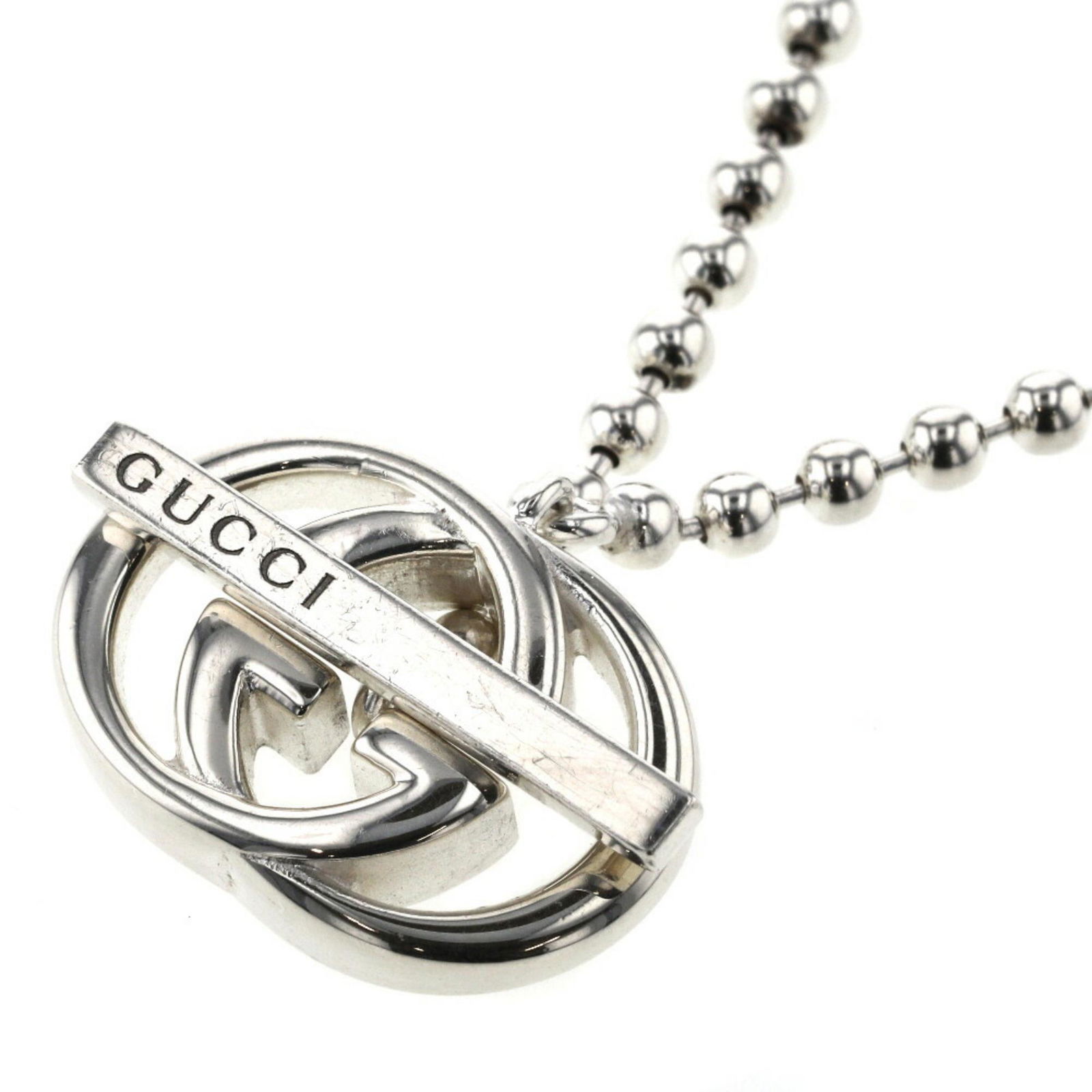 Gucci ball 2024 chain necklace