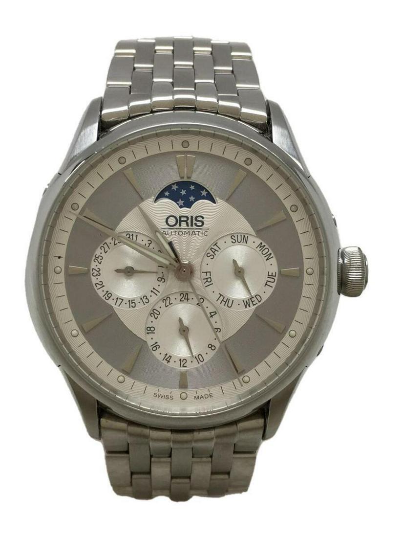ORIS Artlier Complication 7592 Self-winding Analog Stainless Men's Watch: ORIS Artlier Complication 7592 Self-winding Analog Stainless Men's Watch Brand: Oris Type: Wristwatch Pre-Owned The Mynt Guarantee: All items in this auction are guaranteed to be 100% authentic. At Yo