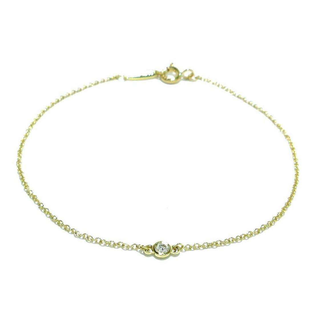 TIFFANY&Co. By The Yard 18K Yellow Gold Diamond Bracelet: TIFFANY&Co. By The Yard 18K Yellow Gold Diamond Bracelet Brand: TIFFANY&Co. Style: Bracelet Color: 18K Yellow Gold Diamond Material: 18K Yellow Gold Diamond Product Name: By The Yard Accessories: None