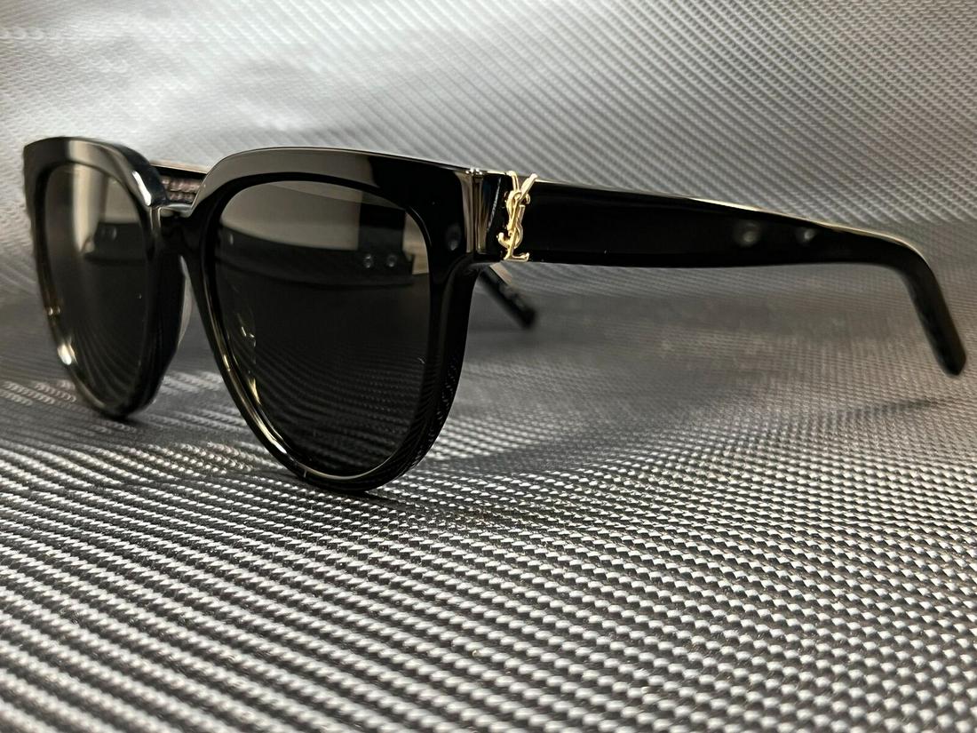 SAINT LAURENT SL M28 003 Black Square Rectangle Women's 54 mm Sunglasses: SAINT LAURENT SL M28 003 Black Square Rectangle Women's 54 mm Sunglasses Brand: Yves Saint Laurent Type: Sunglasses Frame Color: Black Style: Rectangle New The Mynt Guarantee: All items in this auctio