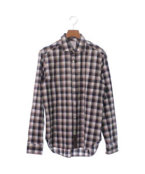 BILLY REID Casual Shirts: BILLY REID Casual Shirts Brand: BILLY REID Size: S Size Type: Regular Color: Brown etc.(Check Pattern) Type: casual shirt Fit: Regular Vintage: No Season: Spring Summer Fall Winter Handmade: No Chest