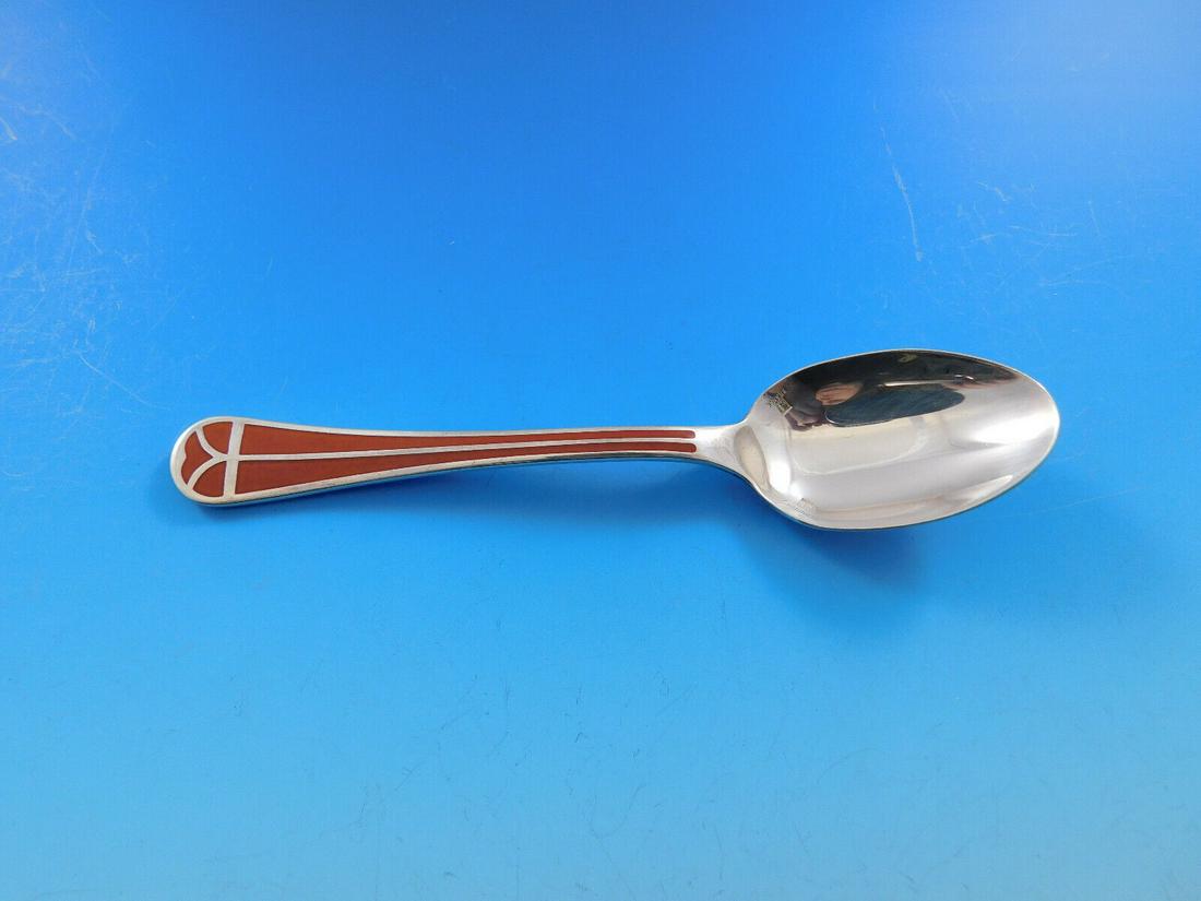 Talisman Sienna Brown by Christofle Silverplate Teaspoon 5 3/8" France: Talisman Sienna Brown by Christofle Silverplate Teaspoon 5 3/8" France Composition: Silverplate Brand: Christofle Pattern: Talisman Type: Spoon Talisman sienna brown by christoflebeautiful estate tali
