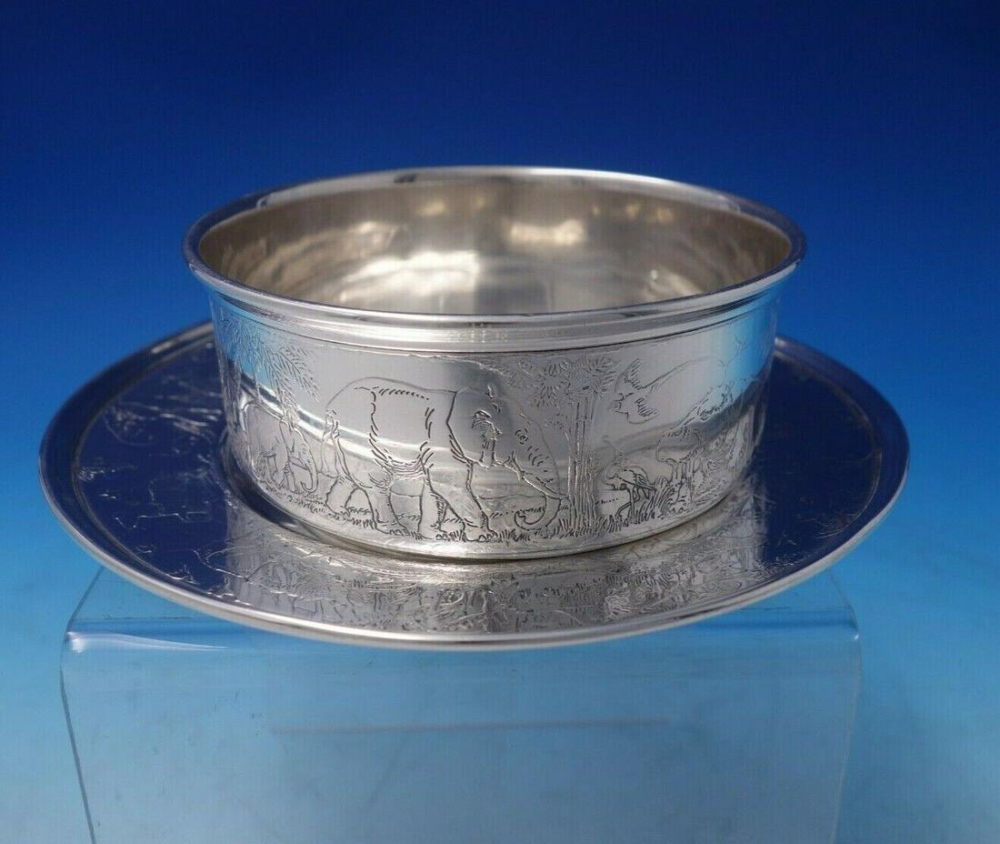 Safari by Reed and Barton Sterling Silver Child's Set 2pc Safari Animals: Safari by Reed and Barton Sterling Silver Child's Set 2pc Safari Animals Maker: Reed & Barton Composition: Sterling Silver Brand: Reed & Barton Pattern: Safari Type: Set Safari by reed and bartoncharm