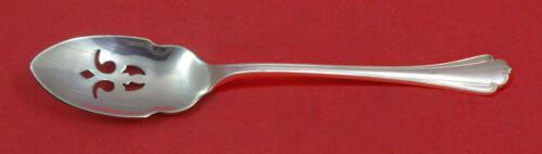Delicacy by Lunt Sterling Silver Olive Spoon Pierced 5 3/4" Custom Made: Delicacy by Lunt Sterling Silver Olive Spoon Pierced 5 3/4" Custom Made Type: Serving Spoon Brand: Lunt Composition: Sterling Silver Maker: Lunt Pattern: Delicacy Age: Post-1940 Featured Refinements: