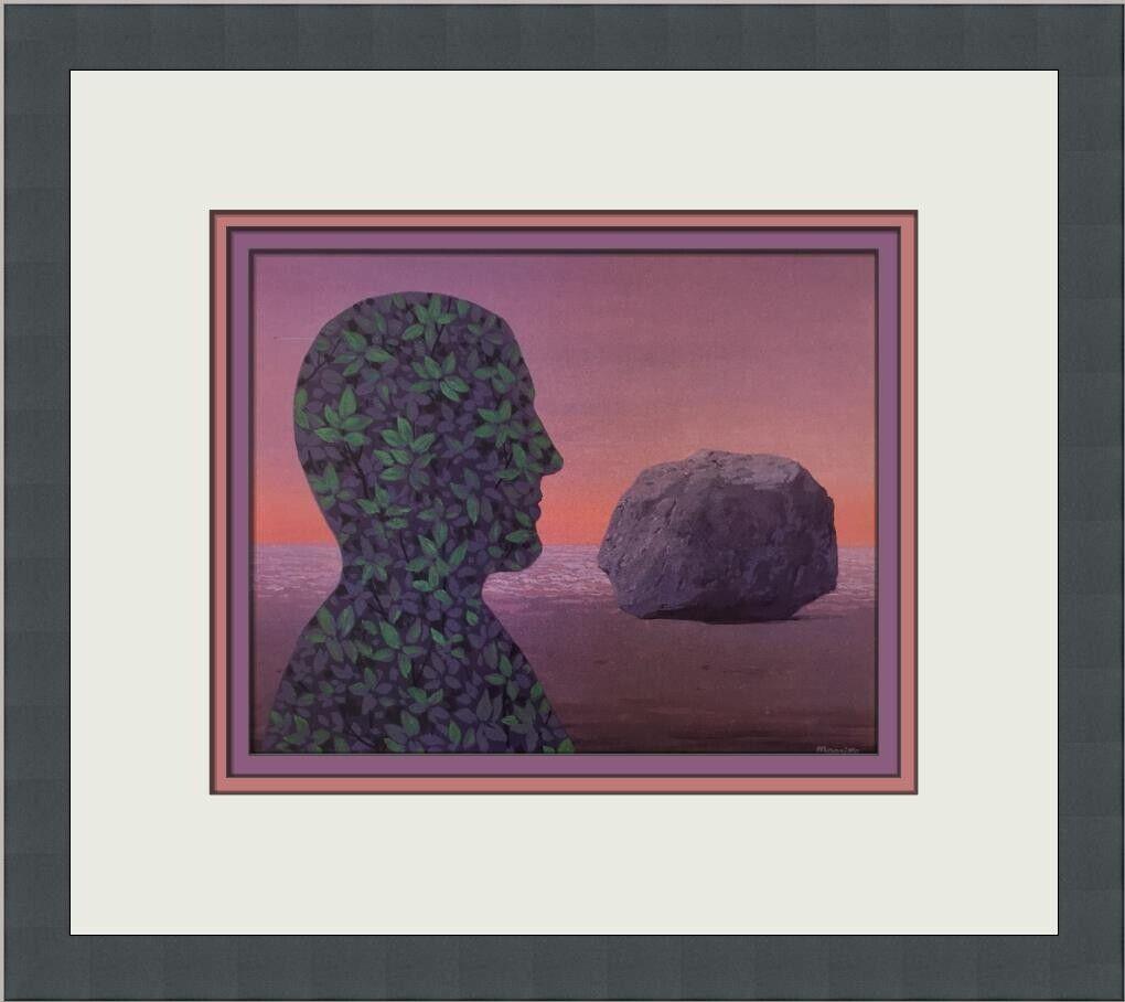 Rene Magritte The Fortress Custom Framed Print: Rene Magritte The Fortress Custom Framed Print Artist: Rene Magritte Unit Of Sale: Single Piece Size: Medium Custom Bundle: No Item Length: 13 in Region Of Origin: United States Framing: Matted & Fram