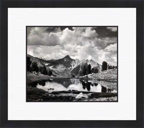 Ansel Adams - Mount Clarence King Pool Custom Gallery Framed: Ansel Adams - Mount Clarence King Pool Custom Gallery Framed Features: Framed Matted Region Of Origin: United States Item Width: 16 in Title: Mount Clarence King Pool Production Technique: Lithography